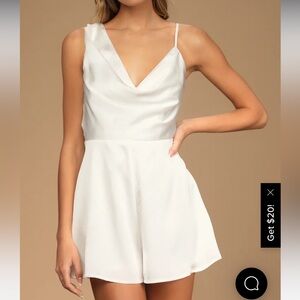 Lulus satin romper